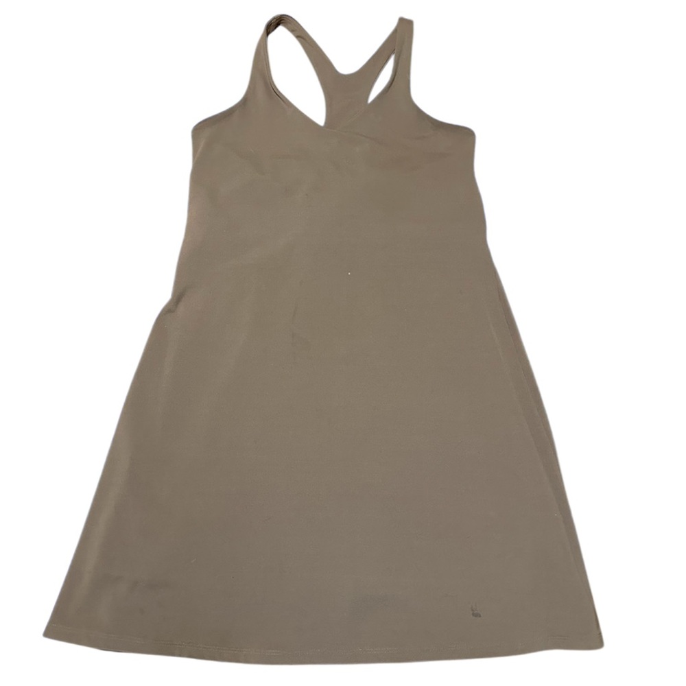Girlfriend Collective workout dress/tennis dress in taupe size XL